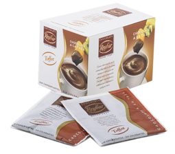 Chocolate a la Taza Reybar Toffee. Estuche de 10 Sobres Individuales
