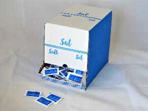 Sal en sobres individuales, Caja de 1000 udes.